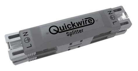 quickwire junction box splitter|quickwire splitter junction.